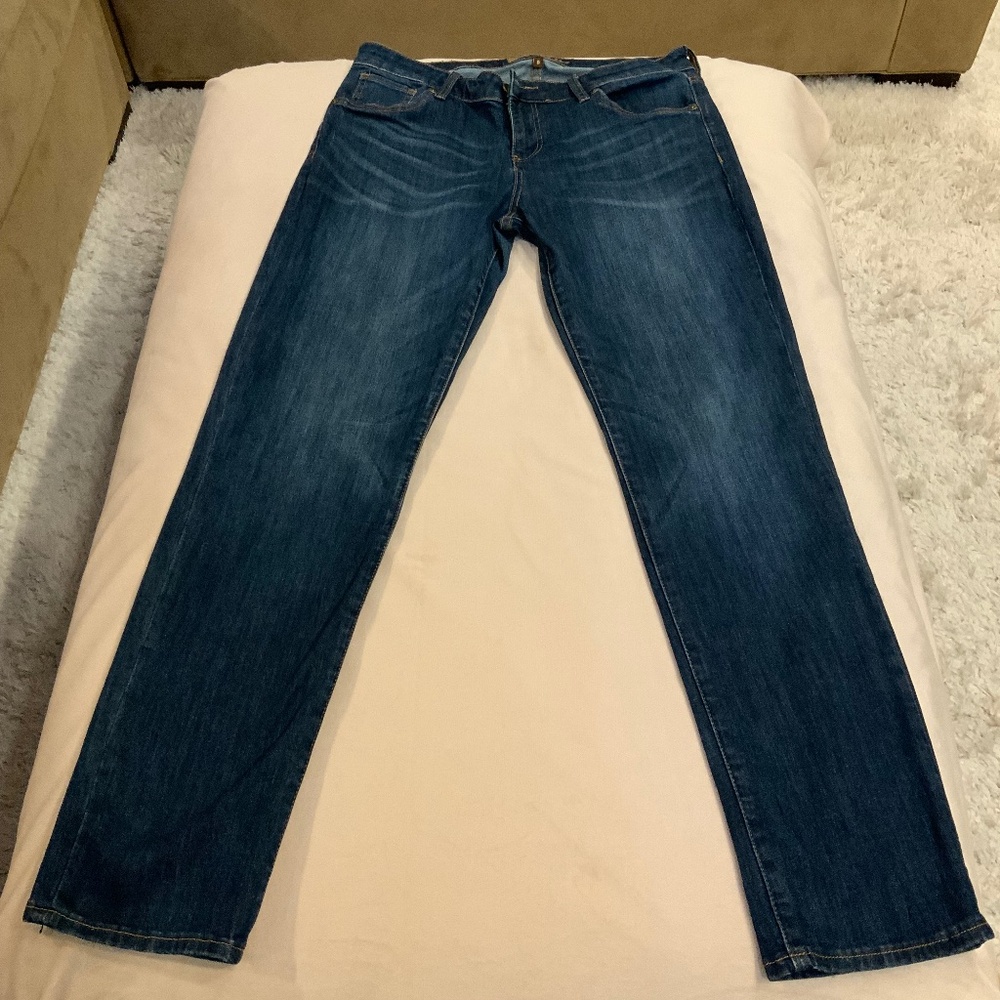 Kut from the Kloth Blue 8 Jeans Straight Leg Normcore Scandi Girl Minimalist - Picture 3 of 8